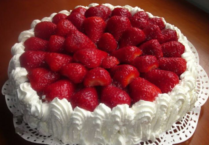 Foto de Tarta Fresas con Nata 10 raciones